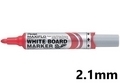  PENTEL Maxiflo Whiteboard Marker, Bullet (Red)