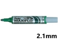  PENTEL Maxiflo Whiteboard Marker, Bullet (Grn)