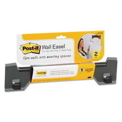 2023 PROMO - 3M Post-It Super Sticky Wall Easel EH559, 15"x 3.25" (2 Wall Easels & 8 Command strips)