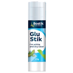  BOSTIK Glu Stik 21g (White/Clear)