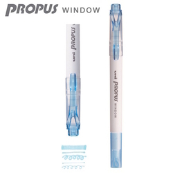  UNI Propus Window Twin Tip Light Colour Highlighter PUS-103T (Light Blue)