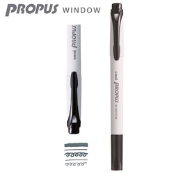  UNI Propus Window Twin Tip Basic Colour Highlighter PUS-103T (Black)