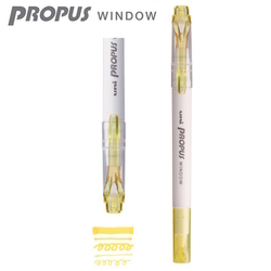  UNI Propus Window Twin Tip Light Colour Highlighter PUS-103T (Light Yellow)