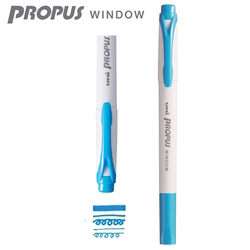  UNI Propus Window Twin Tip Basic Colour Highlighter PUS-103T (Blue)
