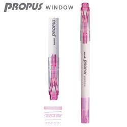  UNI Propus Window Twin Tip Light Colour Highlighter PUS-103T (Light Pink)