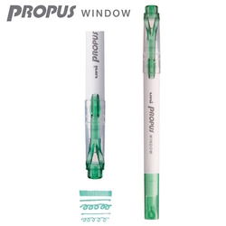  UNI Propus Window Twin Tip Smoke Colour Highlighter PUS-103T (Smoke Green)