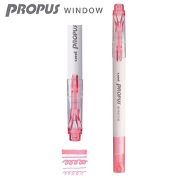  UNI Propus Window Twin Tip Smoke Colour Highlighter PUS-103T (Smoke Red)