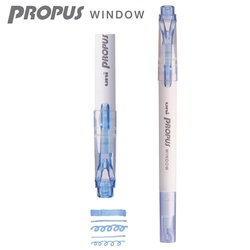 UNI Propus Window Twin Tip Smoke Colour Highlighter PUS-103T (Smoke Blue) UNI Propus Window Twin Tip Smoke Colour Highlighter PUS-103T (Smoke Blue)