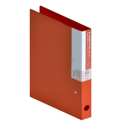  PLUS Dejavu 2D Ring File, Tomato Red (FL-120PP 89317)