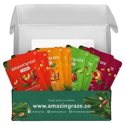  AMAZIN' GRAZE Nut Mix Variety Box, 240g/8's