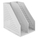  DELI 2 Layer Foldable Magazine Holder, Light Grey (78999)