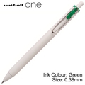  UNI Uniball One Retractable Retractable Gel Pen UMN-S-38, 0.38mm (Green)