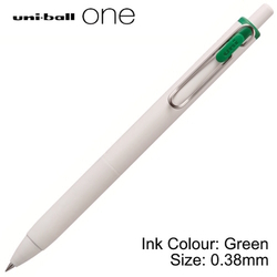 UNI Uniball One Retractable Retractable Gel Pen UMN-S-38, 0.38mm (Green) UNI Uniball One Retractable Retractable Gel Pen UMN-S-38, 0.38mm (Green)