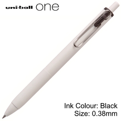 UNI Uniball One Retractable Gel Pen UMN-S-38, 0.38mm (Black) UNI Uniball One Retractable Gel Pen UMN-S-38, 0.38mm (Black)