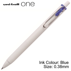  UNI Uniball One Retractable Gel Pen UMN-S-38, 0.38mm (Blue)