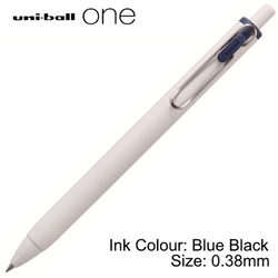  UNI Uniball One Retractable Gel Pen UMN-S-38, 0.38mm (Blue Black)