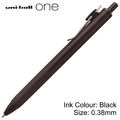  UNI Uniball One Retractable Gel Pen UMN-S-38, 0.38mm (Black Barrel)