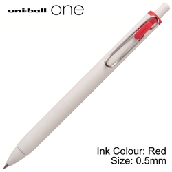  UNI Uniball One Retractable Gel Pen UMN-S-05, 0.5mm (Red)