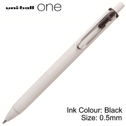  UNI Uniball One Retractable Gel Pen UMN-S-05, 0.5mm (Black)