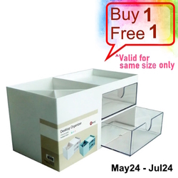  Anniversary Sales - POP BAZIC Desk Organizer PB887 (White)