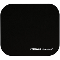  FELLOWES Microban Protection Mouse Pad, Black (59339)