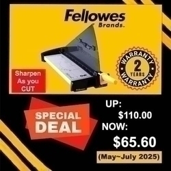  BEST DEAL - FELLOWES Fusion Guillotine Cutter Trimmer A3