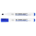  DELI Dry Erase Whiteboard Marker EU00230, Chisel Tip (Blue)
