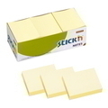  HOPAX Regular Notes Pastel 21005 1.5" x 2" Yellow (100Shts x 12Pads)