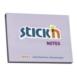  HOPAX Regular Notes Pastel 21404 3" x 4",100Shts (Purple)
