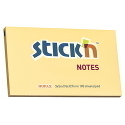  HOPAX Regular Notes Pastel 21393 3" x 5",100Shts (Orange)