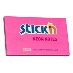  HOPAX Regular Notes Pastel 21169 3" x 5", 100Shts (Magenta)