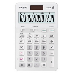  CASIO 14-Digits Calculator JS-40B - White