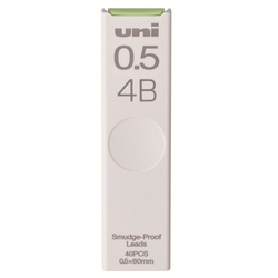  UNI 4B Pencil Lead UL-S-05-40-4B, 0.5mm 40's