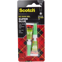 3M Scotch® Super Glue Gel, 2g x 2's (AD112) 3M Scotch® Super Glue Gel, 2g x 2's (AD112)