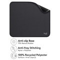  LOGITECH Mouse Pad Studio Series (Graphite)