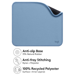  LOGITECH Mouse Pad Studio Series (Blue Grey)