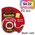  Anniversary Sales - 3M Scotch® Super-Hold Tape 3/4'' x 18.05YD (198)