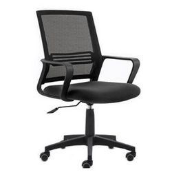  Quartz III Mesh Chair with Nylon Leg E02 (Black)