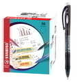  STABILO Liner Retractable Ballpoint Pen 348, 0.7mm (50's/Black)