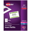  AVERY Name Badge Inserts 2-1/4" x 3-1/2", 50's (5390)