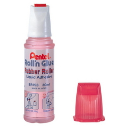  PENTEL Rolling Glue ER153-P, 30ml (Pink)