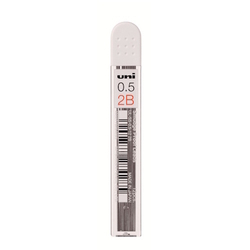  UNI 2B Pencil Lead UL-SS-05-12-2B, 0.5mm 12's