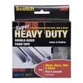  3M Scotch® Super Heavy Duty Multi-Purpose Mounting Tape, 19mm x 4m, White (SKD19)
