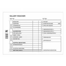  HK Salary Voucher A5, 50 Sheets/Pad