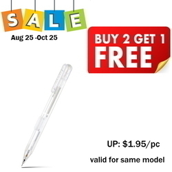  Bundle Sales - MONAMI Clicky Mechanical Pencil, 0.5mm (Sugar)