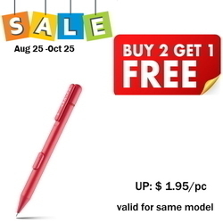  Bundle Sales - MONAMI Clicky Mechanical Pencil, 0.5mm (Cherry)