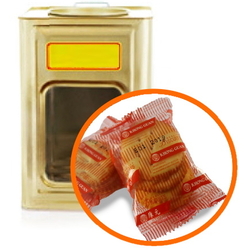  KHONG GUAN Big Tin Biscuits, Cheese Cracker 120's (Convi-packs)