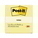  3M Post-It Super Sticky Notes Canary Yellow 654-5CY, 3" x 3" (100Shts x 5 Pads)