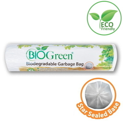  BIO GREEN Eco-Friendly Garbage Bag 36" x 48", 10 Sheets, XL
