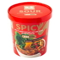  ZHENG WEN Spicy Flavor Hot & Sour Instant Glass Noodles 121G
